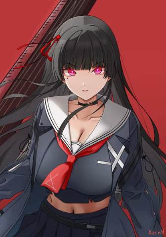 As a commander, I will never meet a heavy female ship girl poster